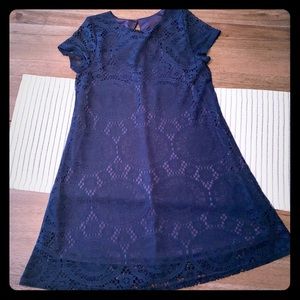 Navy Lace Dress